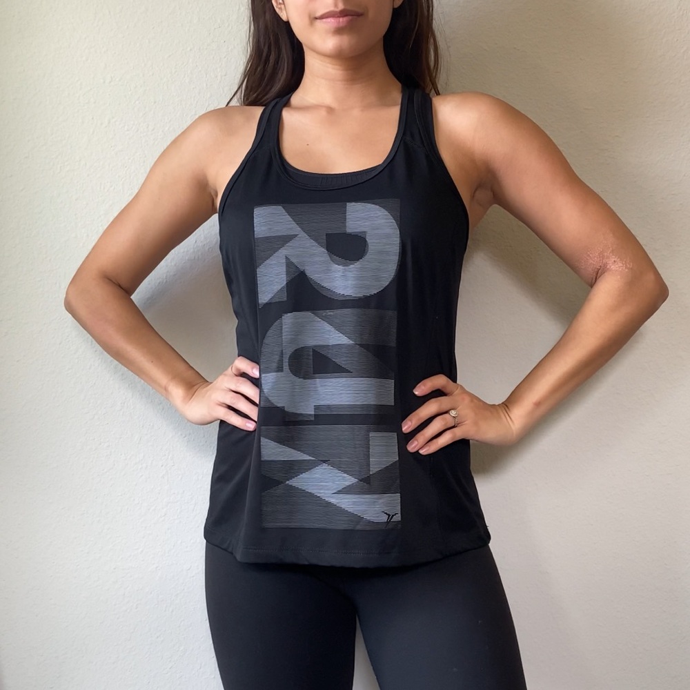 Racerback scoop neck tank top